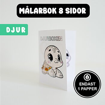 Målarbok Djur för barn