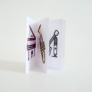 Målarbok Musik