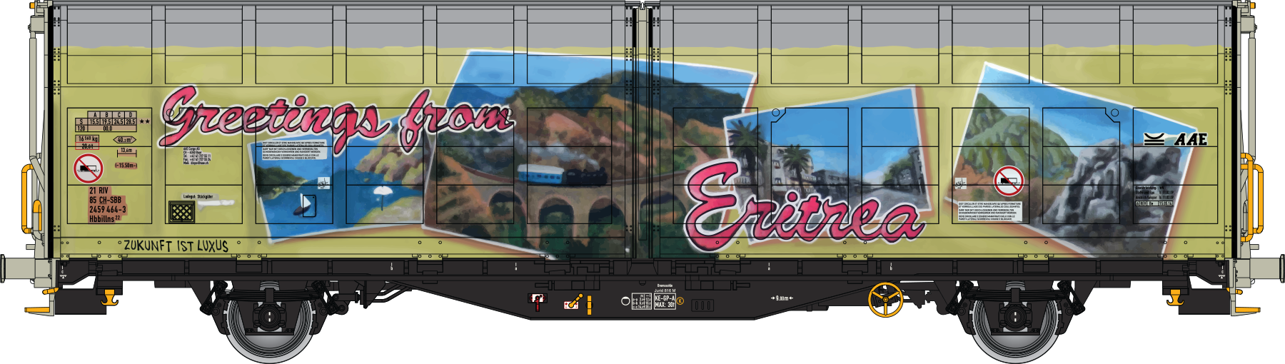 Godsvagn Hbbillns CH-SBB, VI - 2