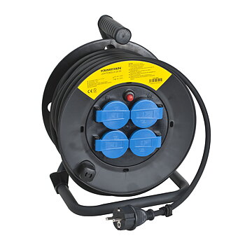 Kablevinda 25M 4xSCHUKO HO5RR-F 3x1.5 mm IP44 16A 250V