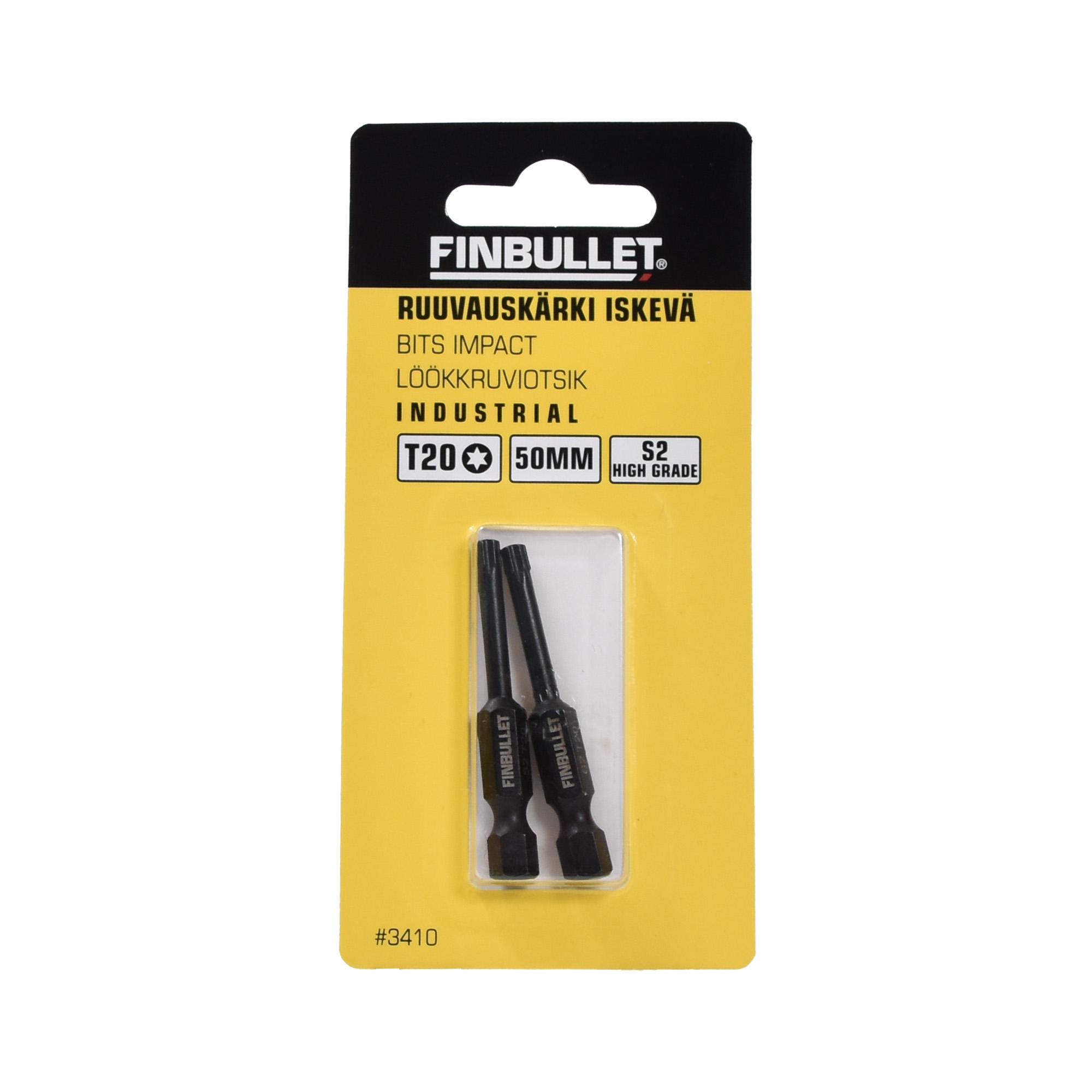 Maskinbitsslag T20*50mm 2st Special