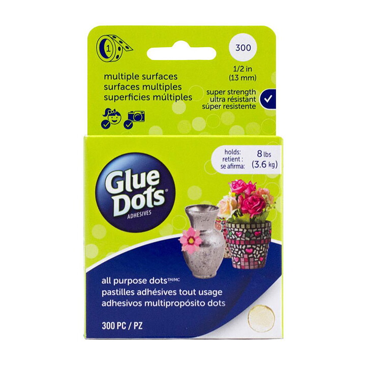 Glue Dots - Permanent All Purpose Multi Surface 300 pack