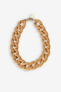 BOW19 Big Chain Necklace Beige matt