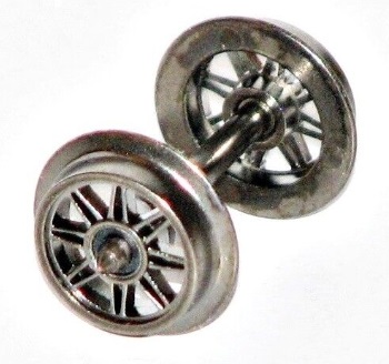 Hjulaxel 10.5mm (Ekerhjul) DC, spetslager 24,5mm, per st