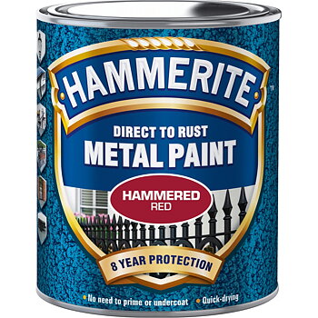 Hammarlack 750ml Röd Hammerite