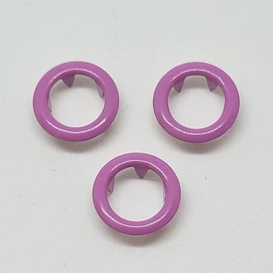Lila Mellan NY Ring tryckknapp