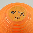 Erik Mornils (1930s) Orange Spherical Art Deco Vase 19 cm