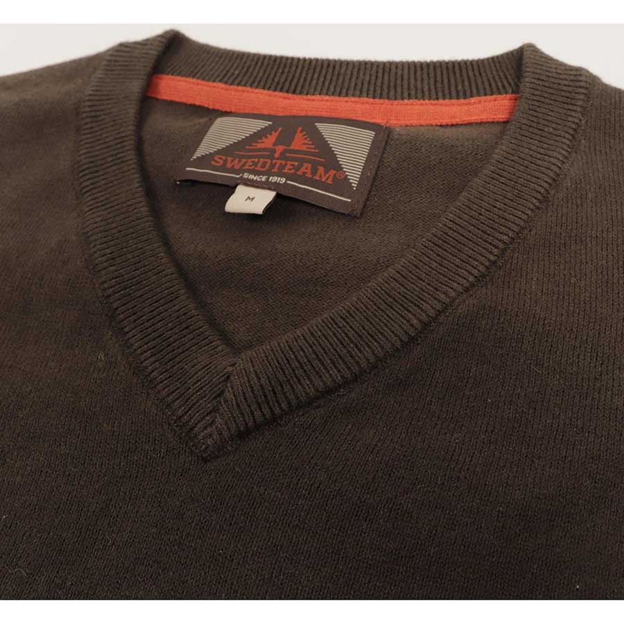 Swedteam Crest V-Neck Sweater - 6