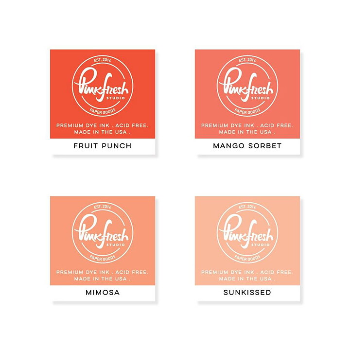 Pinkfresh Studio Premium Dye Cube Set - Chasing Sunsets