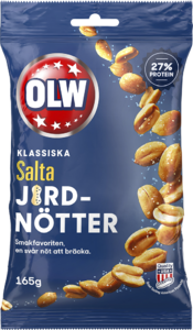 OLW Jordnötter Salta 165g 30st