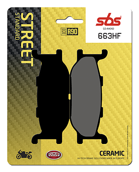 SBS bromsbelägg fram  663HF