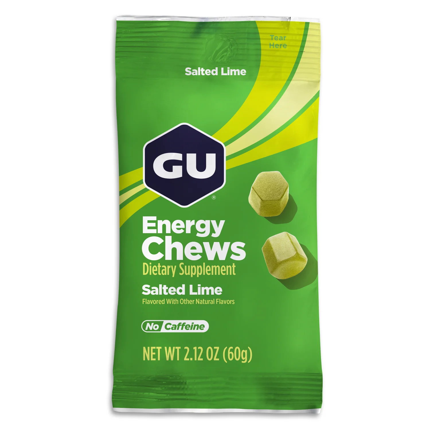 GU Energy Chews - Salted Lime, 16 pieces