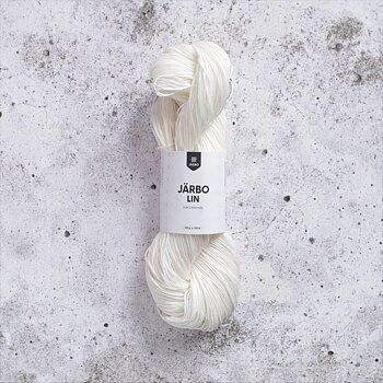 8101 Pure white Järbo lin 100g