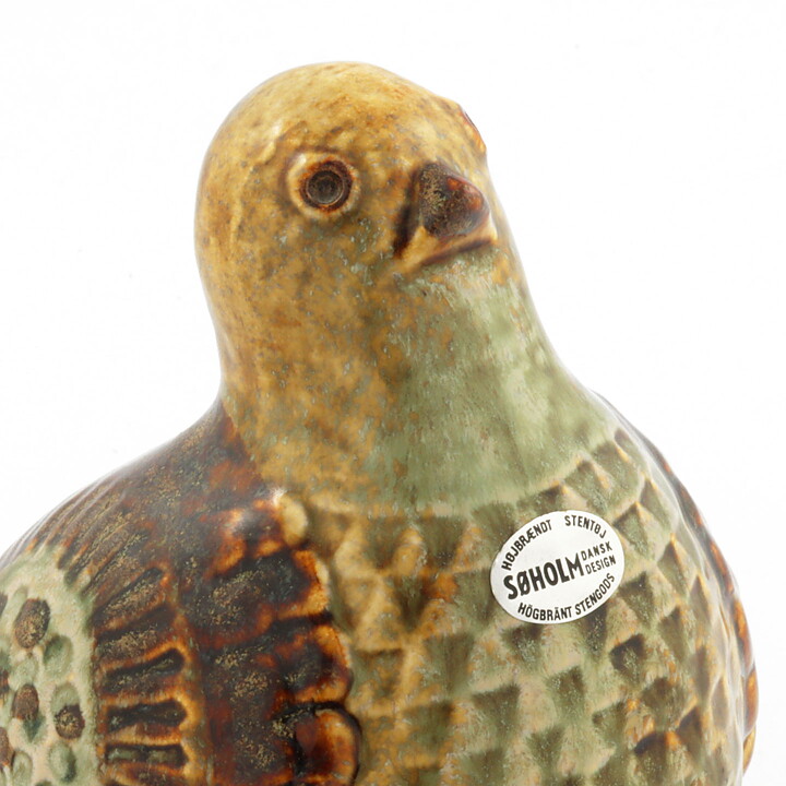 Josef Simon (1960s) Rounded Dove with Earthy Glaze 18/15 cm
