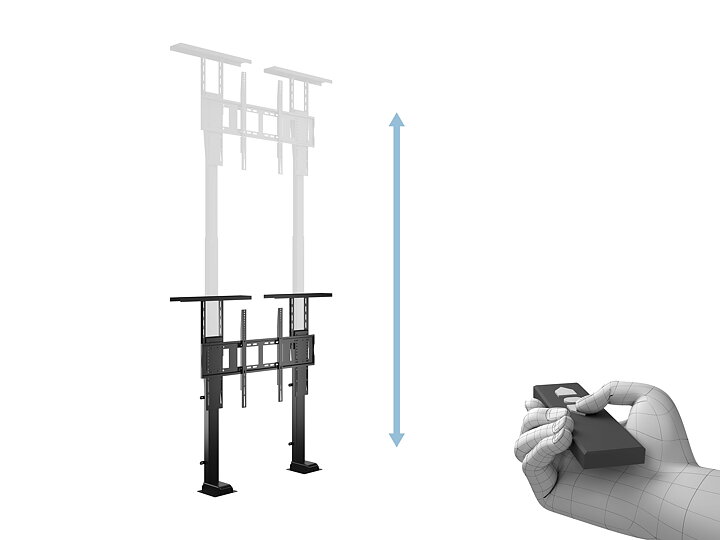 M Motorized TV Lift Duo X-Large