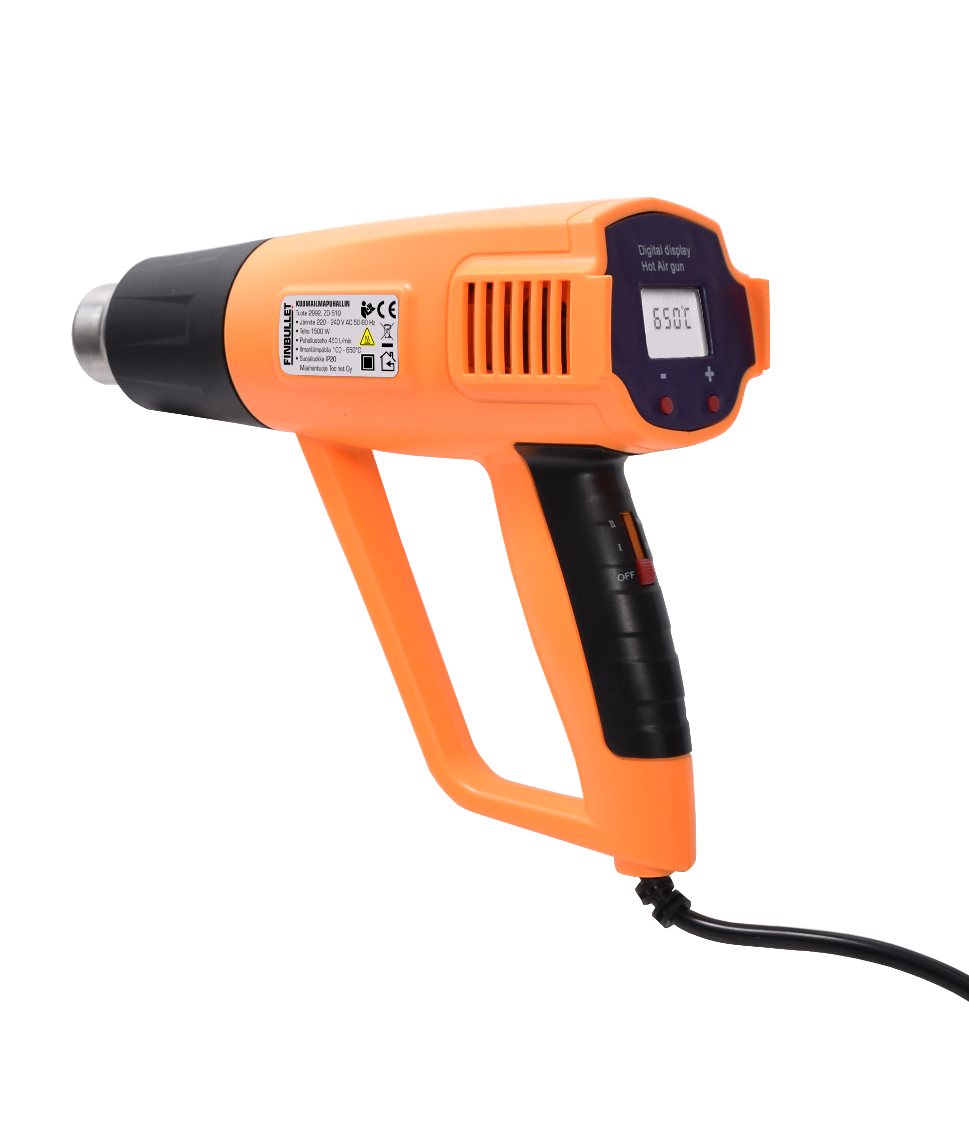 VARMLUFTSPISTOL 2000W LCD