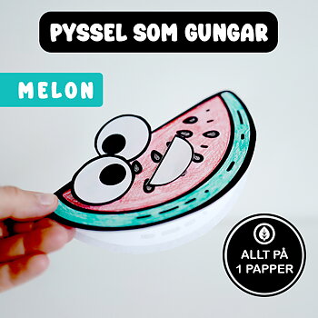 Sommarpyssel - Vattenmelon som Gungar