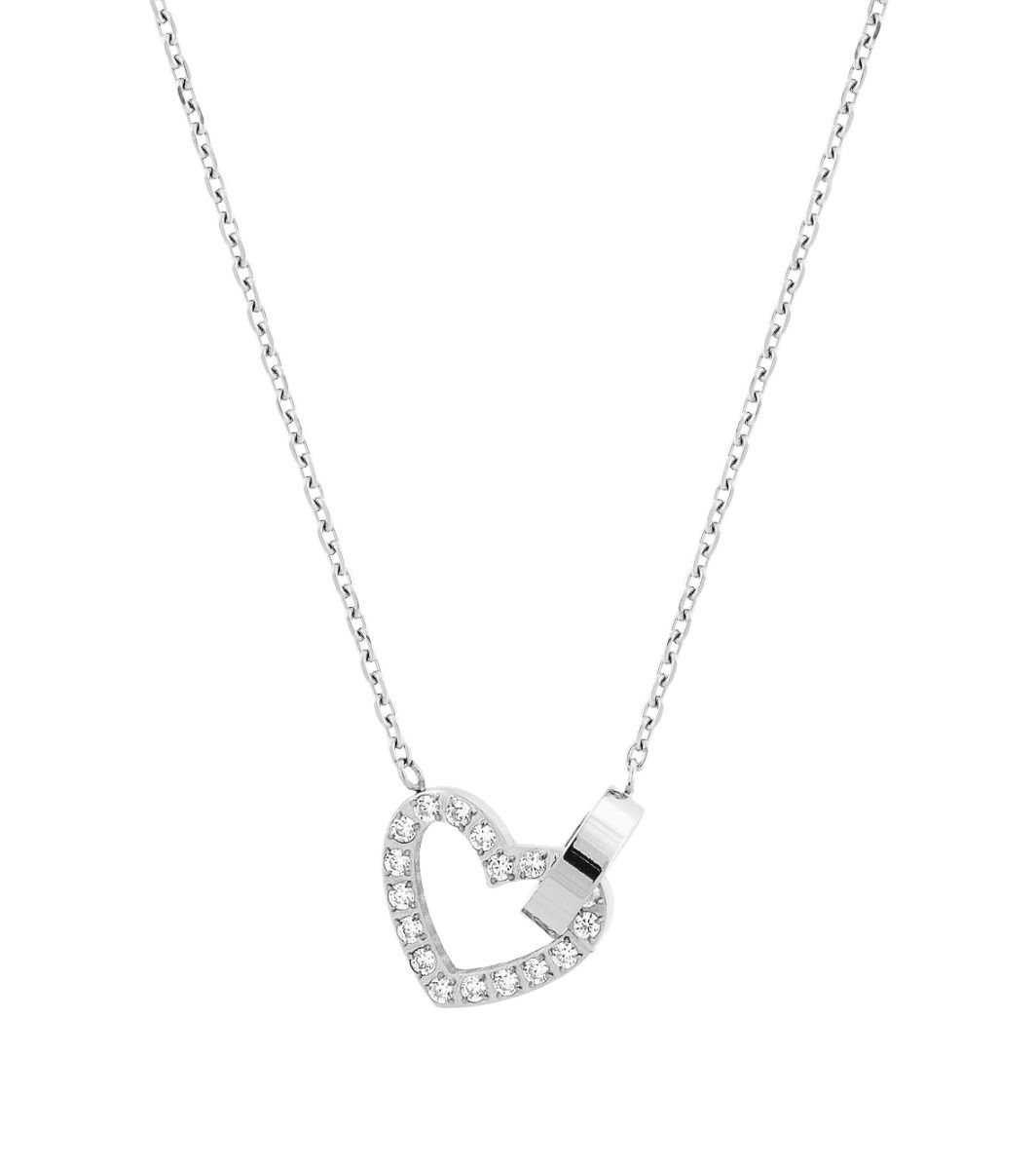 Eternal Heart Necklace Steel - Edblad