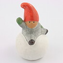 Lisa Larson (1996) Sporty Snowball Elf (Gray) 11 cm <Early Production>