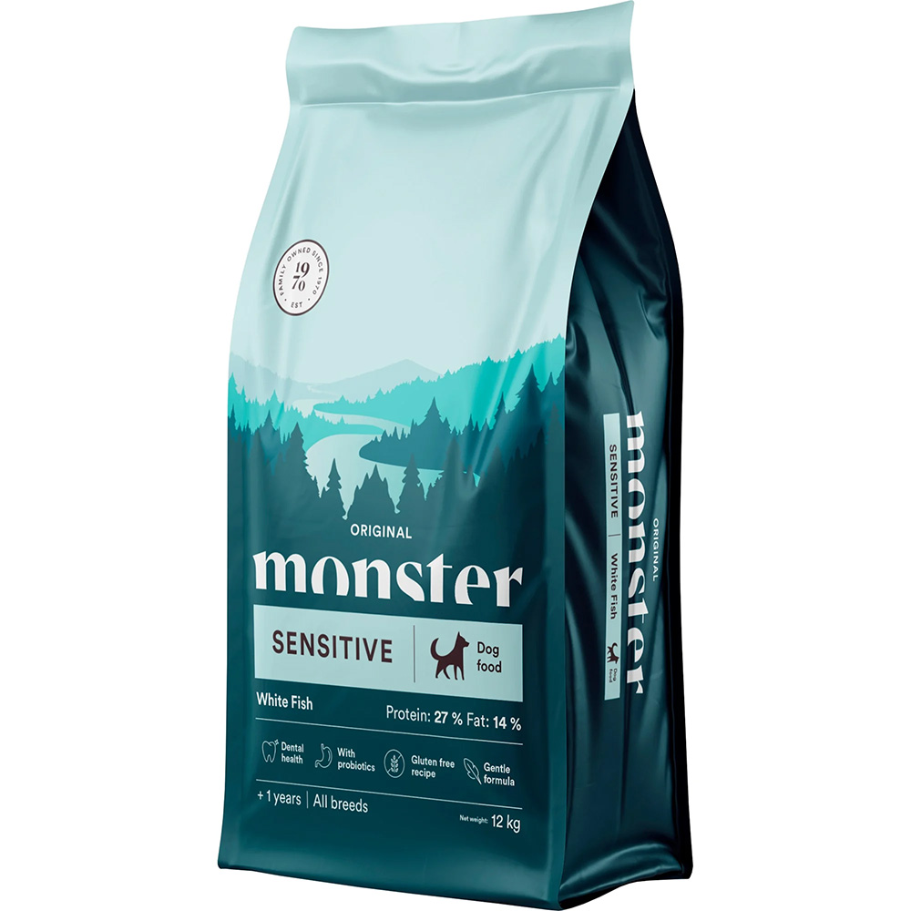 Monster Sensitive White Fish All Breed 12kg