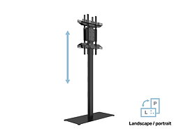 M Display Stand 180 Floorbase B2B Black