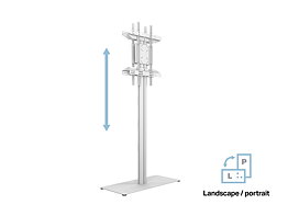 M Display Stand 180 Floorbase B2B White