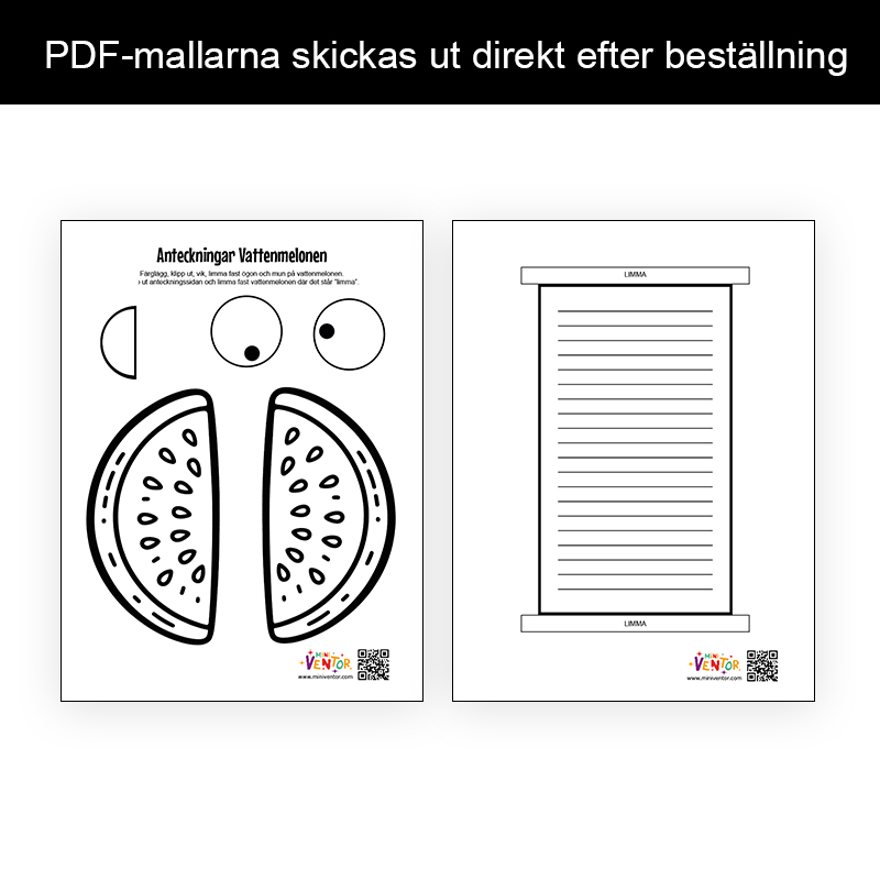 Sommarpyssel - Öppna & Stäng Vattenmelon - 3