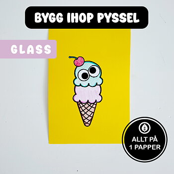 Sommarpyssel - Bygg ihop Glassen