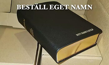SVENSKA BIBLAR 20ST MED EGET NAMN
