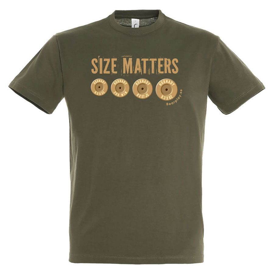 Bearplay Grön T-Shirt Size Matters