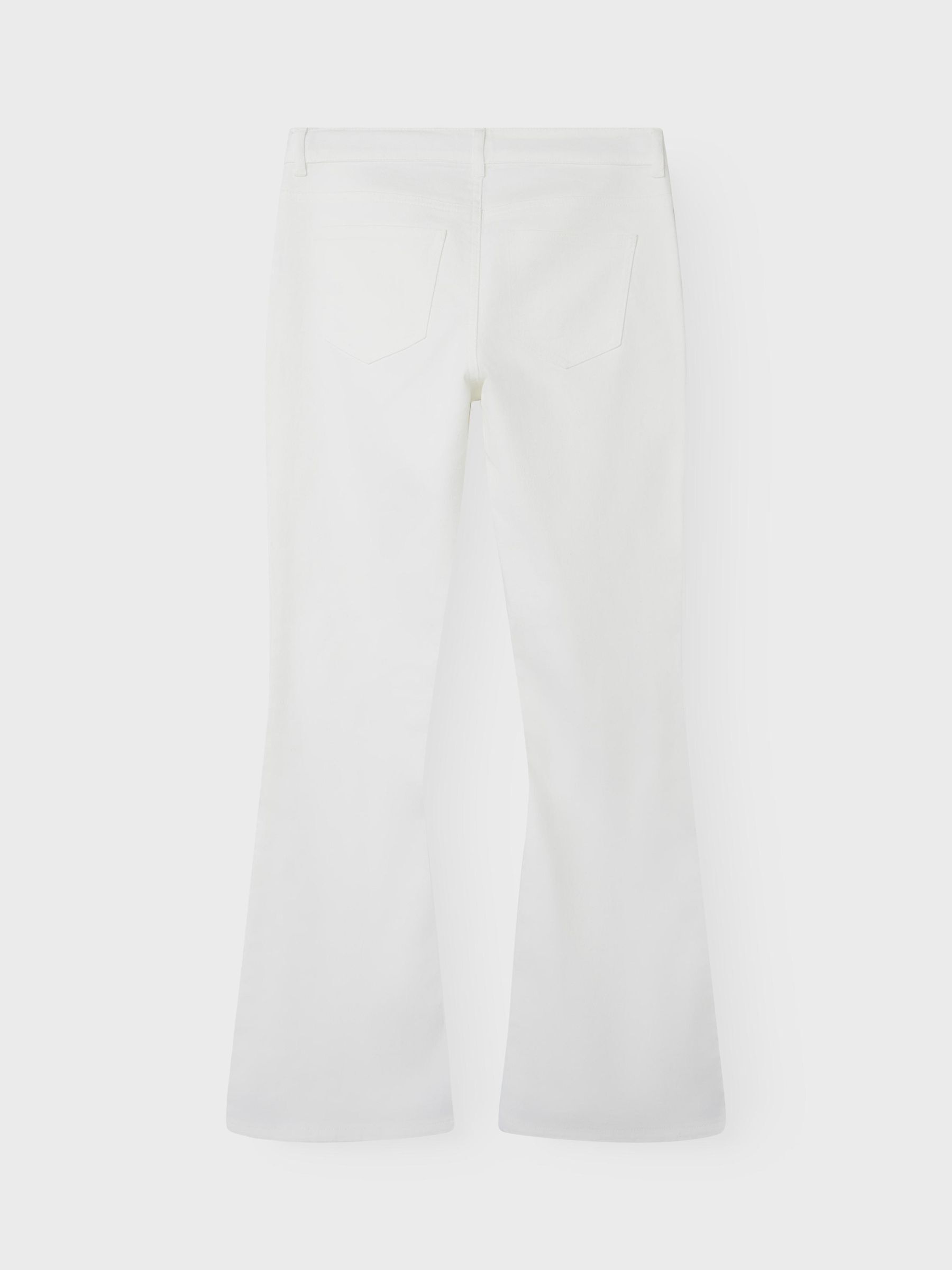  NLFTAZZA TWI NW BOOTCUT PANT Bright White - 2