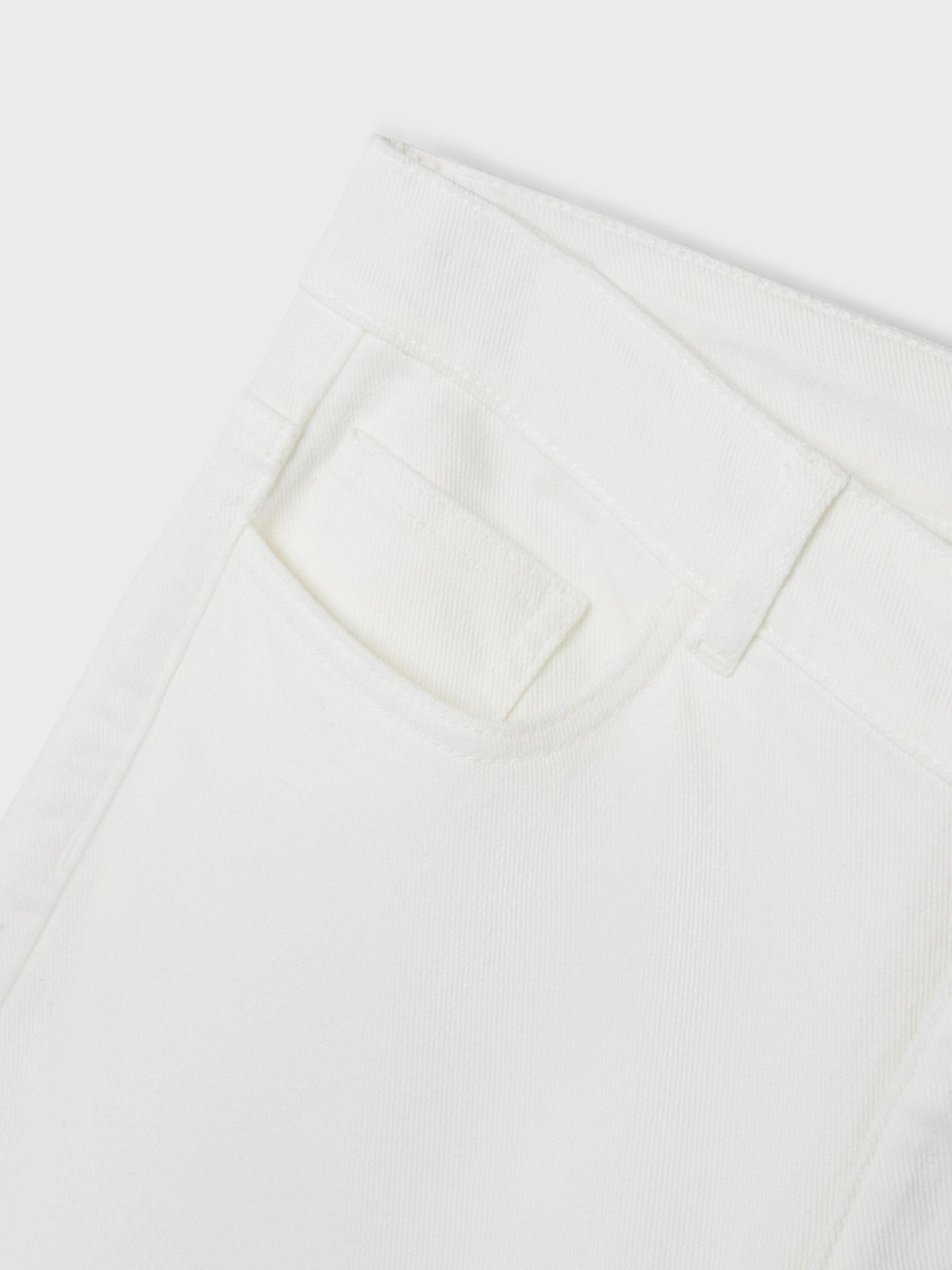  NLFTAZZA TWI NW BOOTCUT PANT Bright White - 3