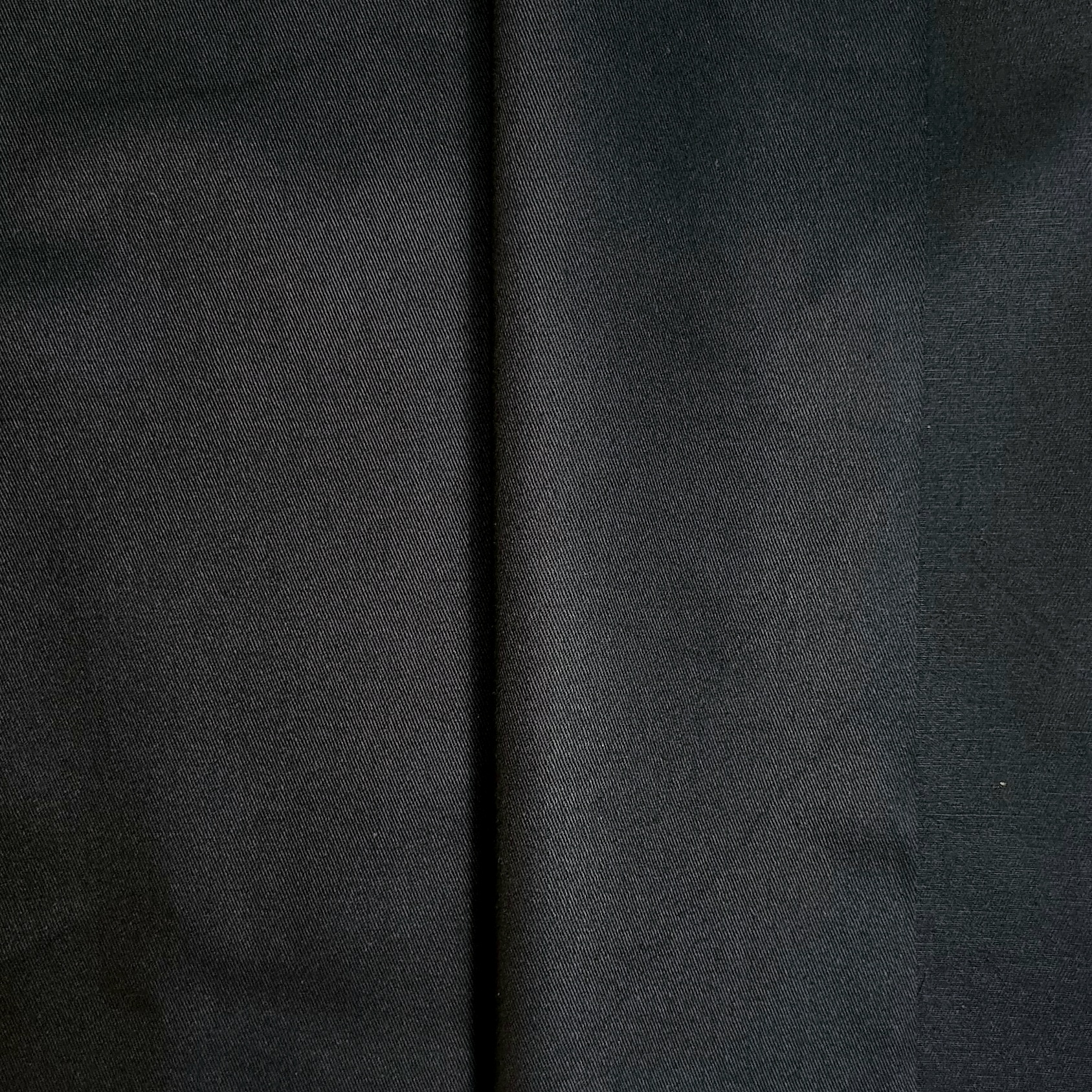 Mellankraftig twill bomull Svart NB888