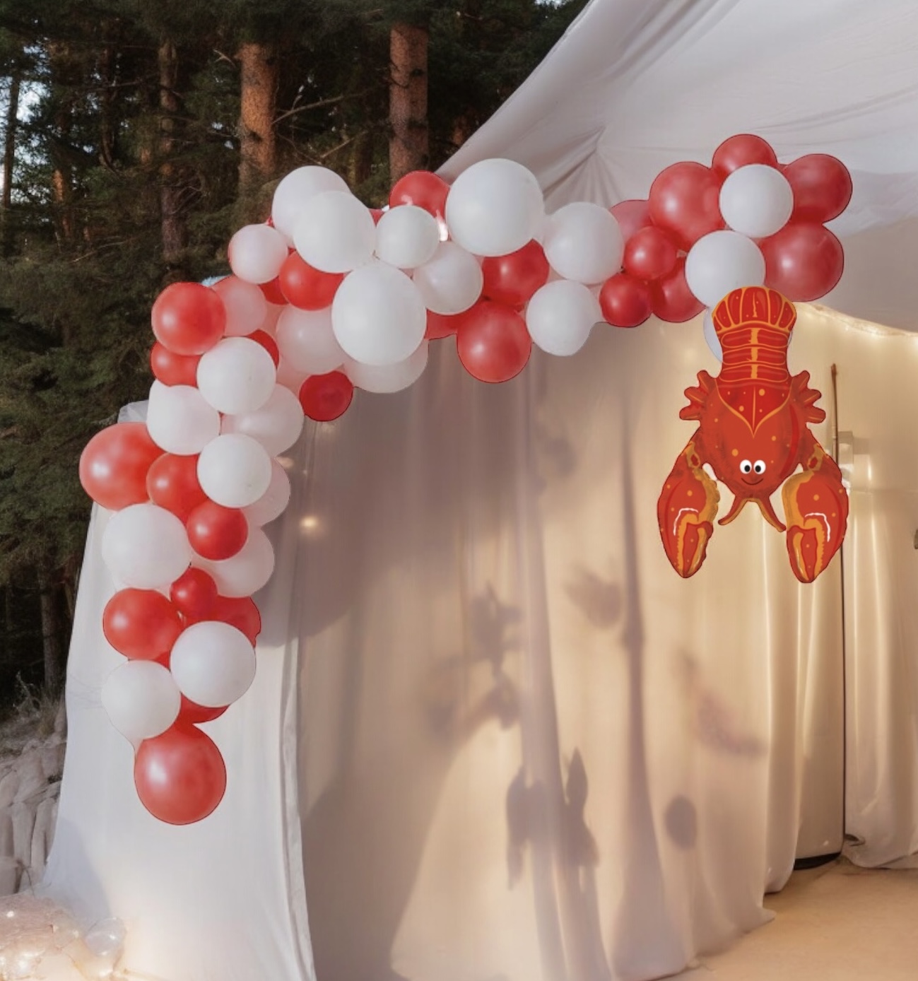 Ballongbåge - Kräftskiva -2