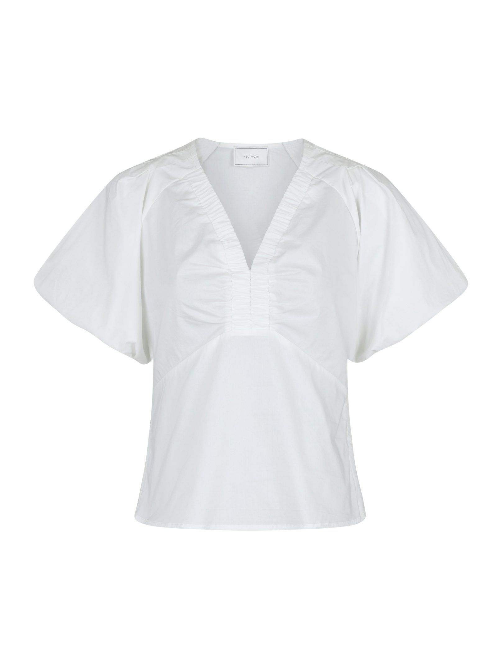 Irina Poplin Blouse White
