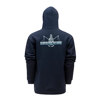 Grundéns Logo Boat Hoodie Dark Navy