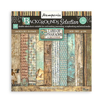 Land of Pharaohs Backgrounds 8x8 Inch Paper Pack 