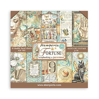 Fortune 8x8 Inch Paper Pack