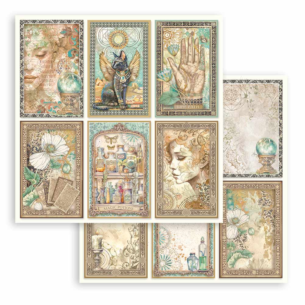 Fortune 8x8 Inch Paper Pack - 12