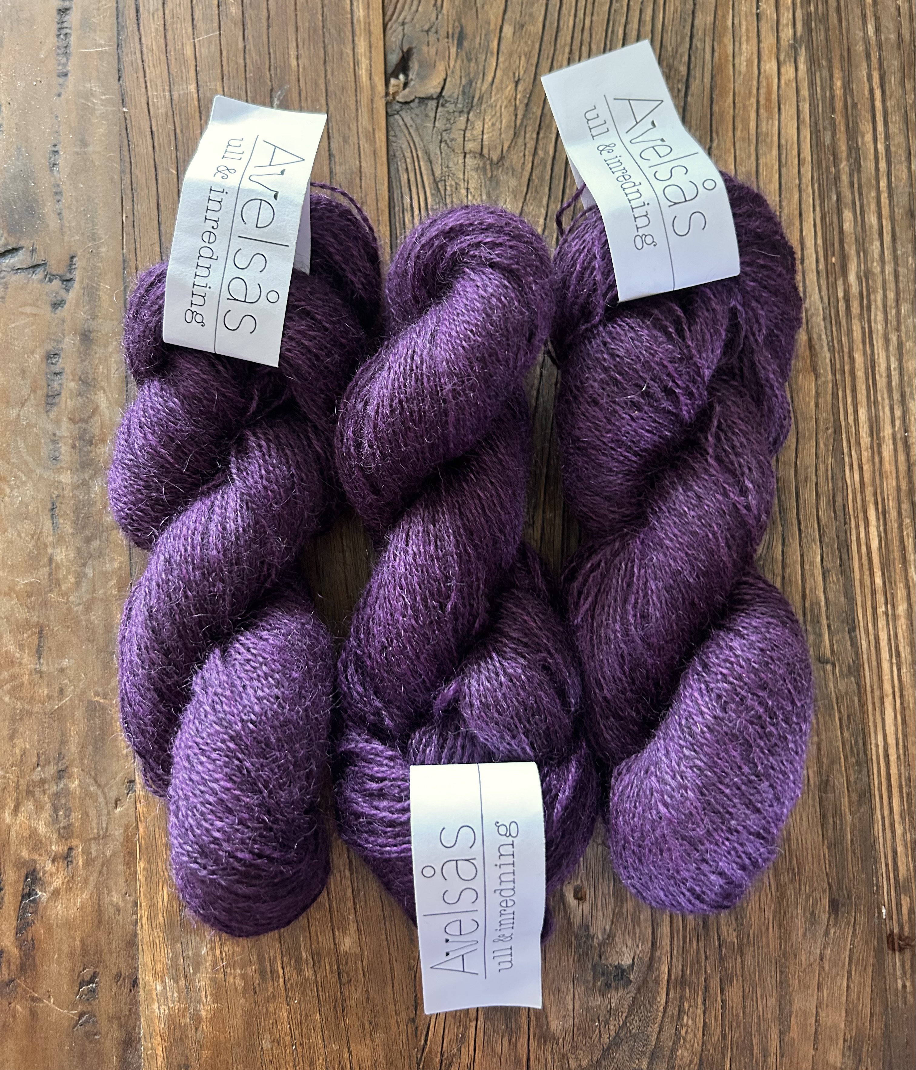Lila Akleja 2-ply Gotland lambswool yarn