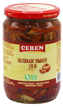 Solrorkade Tomater i Olja 670 g