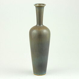 Berndt Friberg (1965) Unique Brown Haresfur Vase 19 cm
