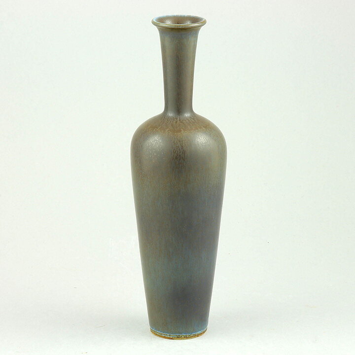 Berndt Friberg (1965) Unique Brown Haresfur Vase 19 cm