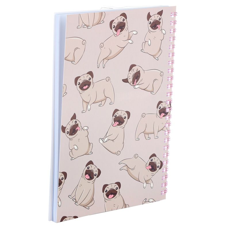 Mops Anteckningsbok med Pennfodral, Sudd, Linjal, Penna & Pennvässare - 5