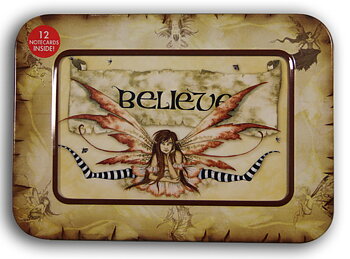 Amy Brown -Elf Kort set - 12st med Kuvert "Believe"