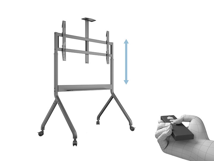 M Motorized Collaboration Floorstand XL 65"-100"