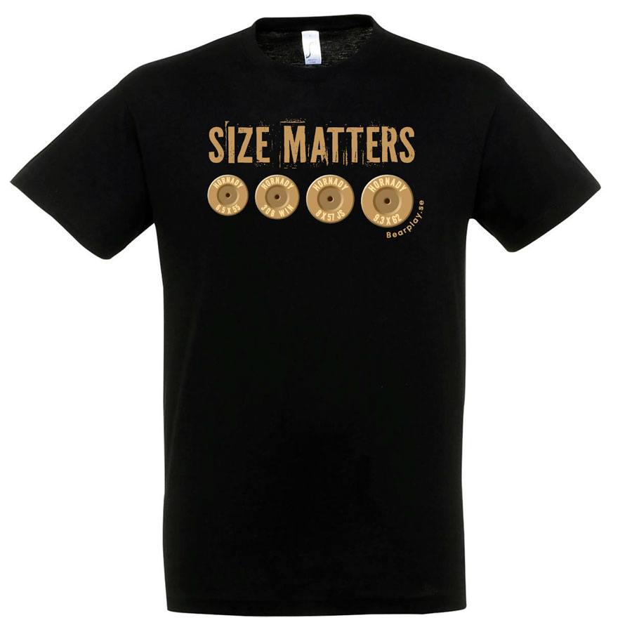 Bearplay Svart T-Shirt Size Matters