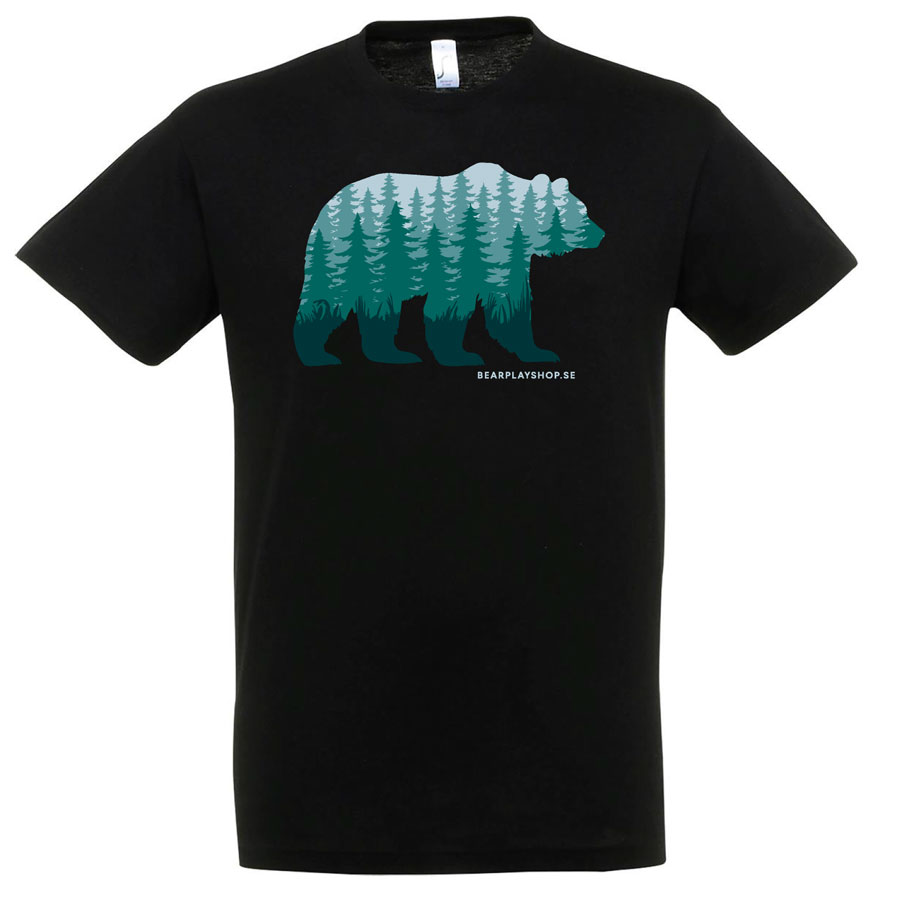 Bearplay Svart T-Shirt Wood Bear