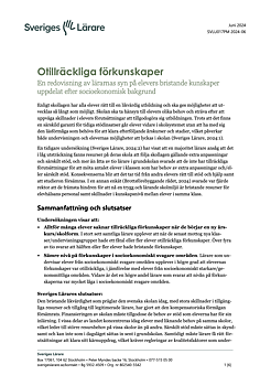 Otillräckliga förkunskaper - PM - pdf