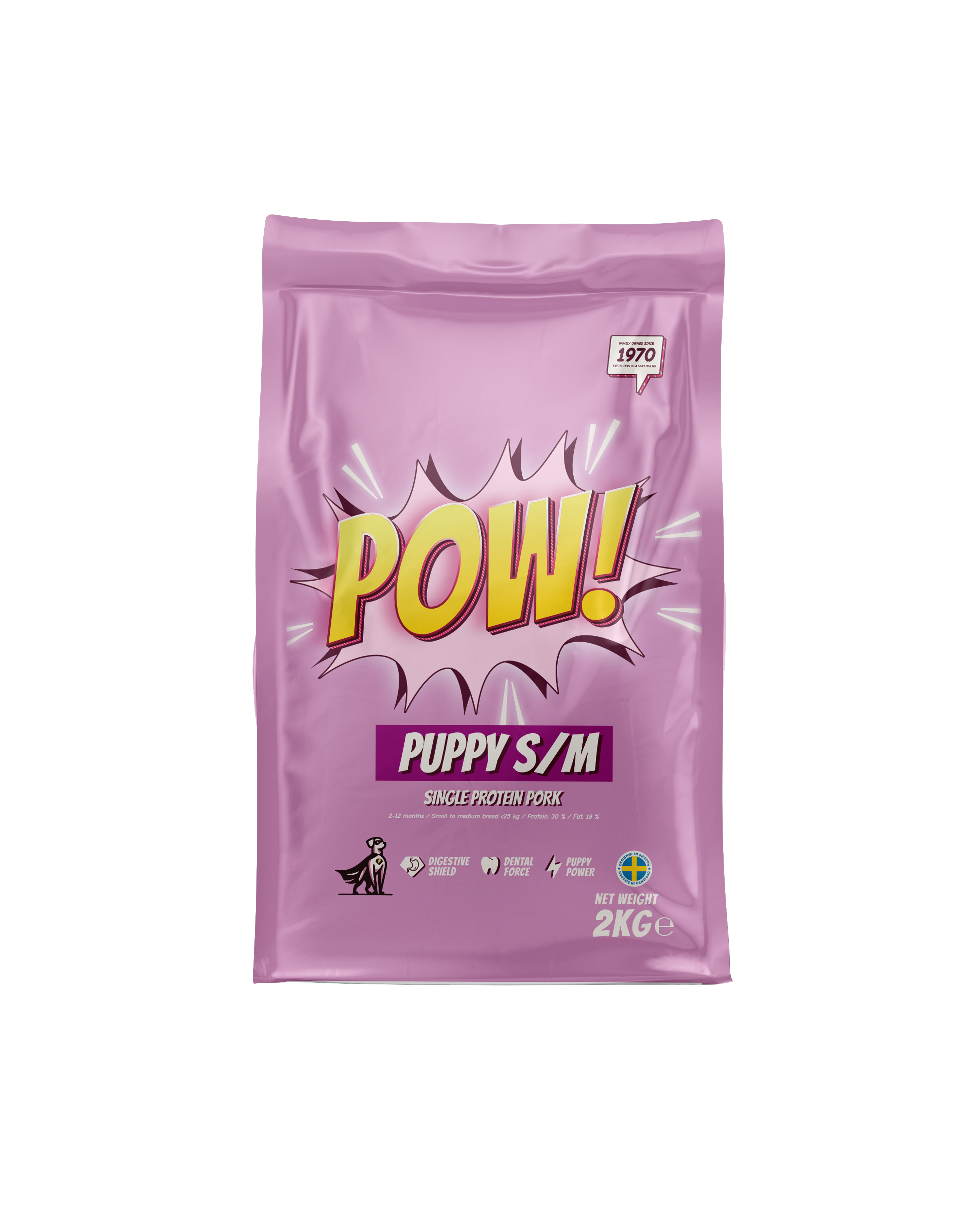 POW! Dog Puppy S/M Pork
